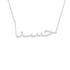 Gold Name Necklace - Hasna - حسنا